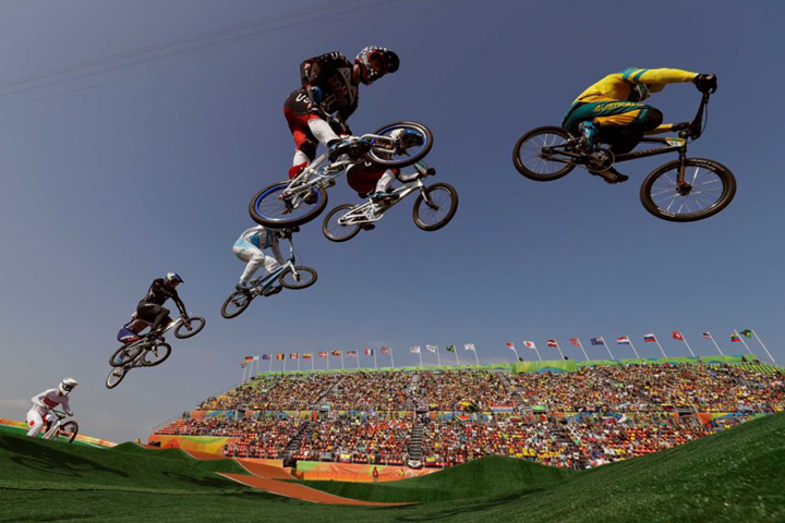 Anthony Dean in flight
