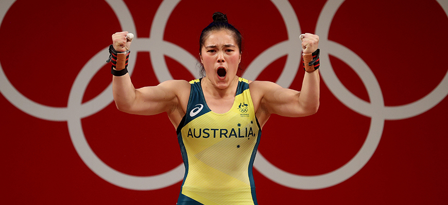 Kiana Elliott at the Olympics